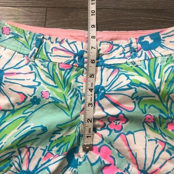 Lilly Pulitzer The Callahan Short Splish Splash Blue Size 2 - Picture 7 of 12